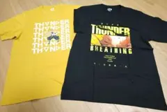 ユニクロ　Tシャツ　鬼滅の刃　我妻善逸 雷の呼吸　Lサイズ