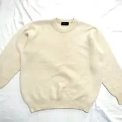 自由区　カシミヤ100% セーター クルーネック　Lサイズ