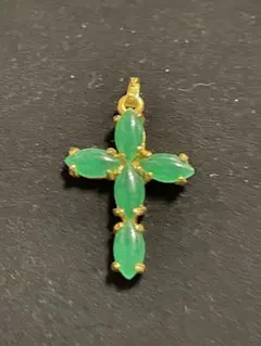 ゆか　様　専用　ヒスイ十字架チャーム