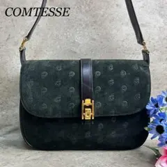 コンテス Comtesse ショルダーバッグ 斜めがけ ゴールド金具 ホース