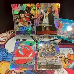 公式スリーブ ルフィ 四皇セット