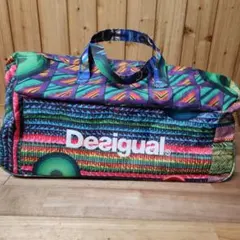 超美品！Desigual （デシグアル）ボストン＆キャリー2wayバッグ - メルカリ