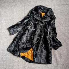 y2k 80s ヴィンテージ ファーコート お兄系 平成ギャル ダークコア ゴス