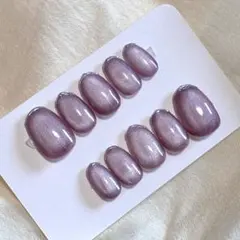 現品　ネイルチップ　フレンチ　ワンホン　韓国　ニュアンス　ちゅるん　マグネット