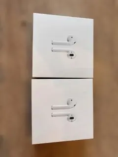 AirPods本体 ホワイト 第2世代 外箱