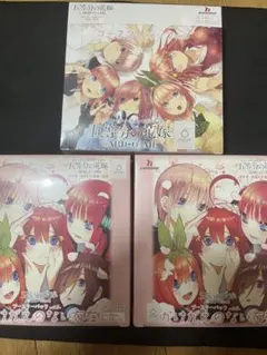 五等分の花嫁 カードゲーム　引退　まとめ　3box未開封　スタートデッキ4つ