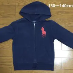 ポロラルフローレン　パーカー　紺色　ネイビー　130〜140cm