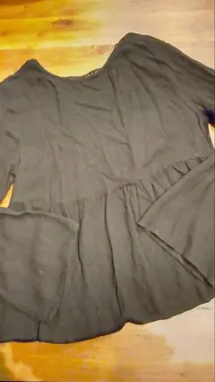 ザラ  バックシャン  レースデザイン  チュニック  ブラウス