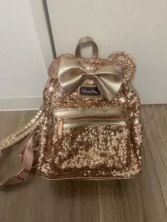Disney ラウンジフライ リュック ピンクゴールド