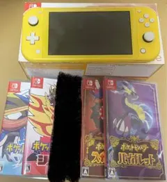 Switch Lite イエロー ポケモンソフト4点まとめ売り