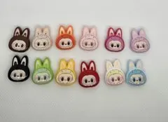 カラフルらぶぶキャラクタービーズカスタムボールペン対応ビーズ