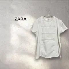 ZARA ザラ＊レース　カットソー アイボリー　S 未使用品
