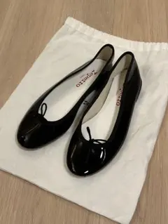 Repetto バレエシューズ エナメル ホワイト 39 - メルカリ