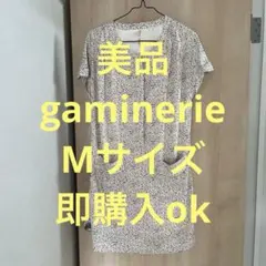 美品　即購入ok 水玉模様 半袖ワンピース ひざ丈　Mサイズのサムネイル