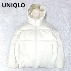 ユニクロ シームレスダウンパーカ オフホワイト XL