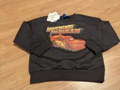 ディズニー　ピクサー　カーズ　キッズ　トレーナー　110　黒　子供服　新品
