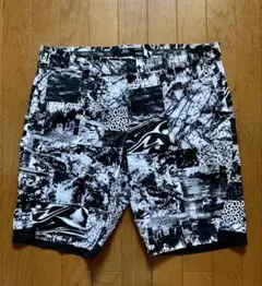 ま*お様 Oakley オークリーゴルフ総柄プリントハーフパンツ 36