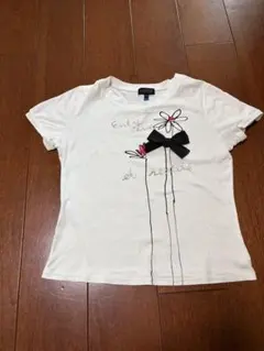 LANVIN COLLECTION Tシャツ 花柄 リボン38のサムネイル
