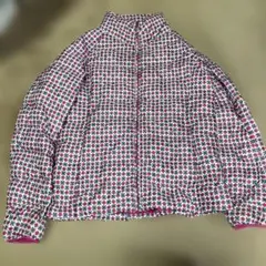 ユニクロ 花柄 中わたコート 150