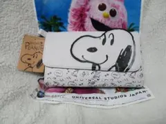新品 USJ ユニバーサルスタジオ スヌーピー ウォレットショルダーバッグ