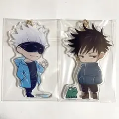 呪術廻戦 雨の日 アクリルキーホルダー 五条悟 伏黒恵 セット
