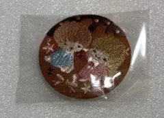 サンリオキャラクター　刺繍缶バッジ3 リトルツインスターズ