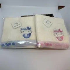 サンリオ　キティ　ミニタオル　２枚セット　ハンカチ