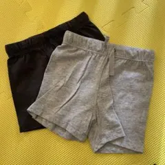 H&M ハーフパンツ 6-9M 2枚セット