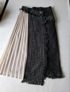 ガリャルダガランテ　プリーツスカート　異素材スカート