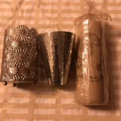 キャンドルとキャンドルスタンド