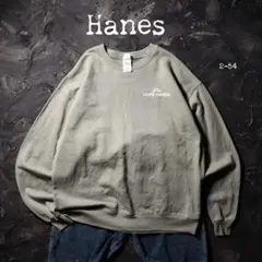 Hanes トレーナー HOPE HAVEN ワンポイント