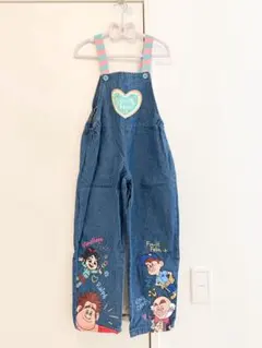 新品タグ付き シュガーラッシュ Disney デニムオーバーオール 80-95
