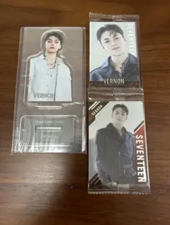 SEVENTEEN セブチ アクスタ バーノン　ウェハース　ステッカー