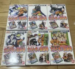 【全6種フルコンプ/未開封】ナルト カードスタンド 木ノ葉絵巻 フィギュア