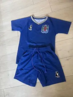 かっこいい！　サッカーウェア ブルー　120