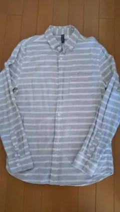 シャツ　エイチアンドエム　H&M　ボーダー柄