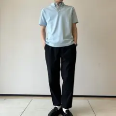 The DUFFER of St. GEORGE ポロシャツ ライトブルー　Mのサムネイル