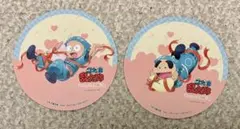 忍たま　アニカフェ　はぁとふる大作戦の段　コースター　乱太郎　しんべヱ