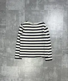 AW2019 ボートネック　ボーダースウェットのサムネイル