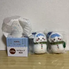 ちいかわ　エニマイくじ　E賞マスコット　G賞マグカップ　ハチワレ