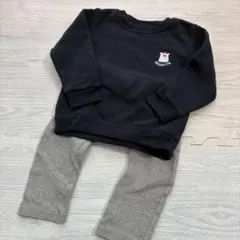 ベビー　トレーナー　ボトムス　パンツ　裏毛　クマ　セット　まとめ売り