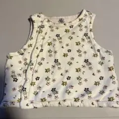 PETIT BATEAU 花柄ベビーベスト　12m