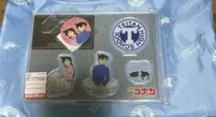 しまむら 名探偵コナン 工藤新一　毛利蘭蘭　アクスタ 缶バッジ　エコバッグ