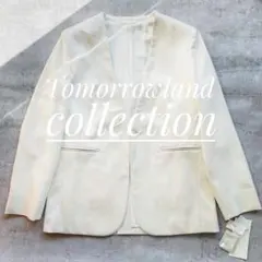 新品未使用タグ付き✴︎トゥモローランドコレクション サキソニーノーカラージャケット