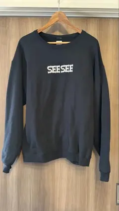 SEESEE フロントロゴ クルーネック Mサイズ 美品 GLAY グレー - メルカリ