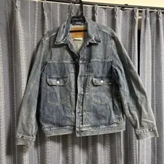 デニムジャケット Levi'sミディアムインディゴ Lサイズ(XLサイズ相当)