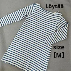 【M】Löytää ストライプTシャツ　ロユタアウトレット　ボーダー