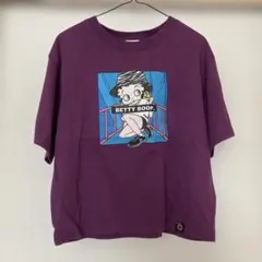 BETTY BOOP 半袖 Tシャツ 紫　ベティ
