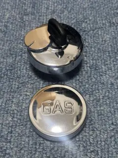 廃盤CT110ハンターカブ純正タンクキャップとOPサブタンクキャップGAS刻印 絶版】GAS刻印 CT110 ハンターカブ サブタンク用キャップ☆ 美品廃盤