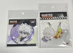 HUNTER×HUNTER キルア アクリメトリー 缶バッジ　ハンターハンター